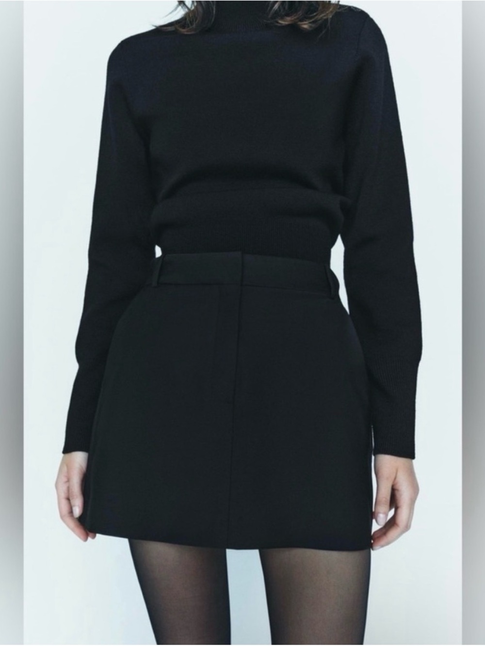 Zara Wool Blend Mini Skirt - Picture 4 of 5